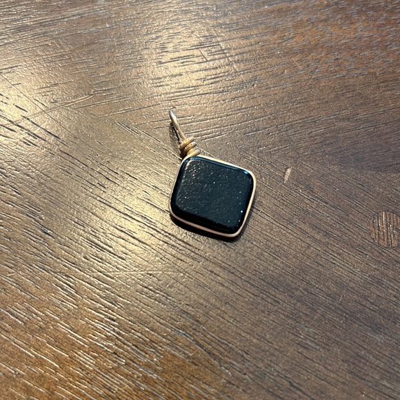 blue and pink shimmery pendant - Picture 2 of 2